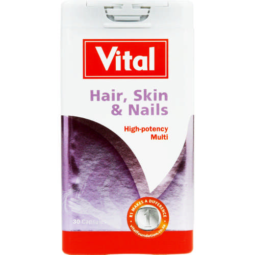 Vital Hair, Skin And Nails 30 Capsules