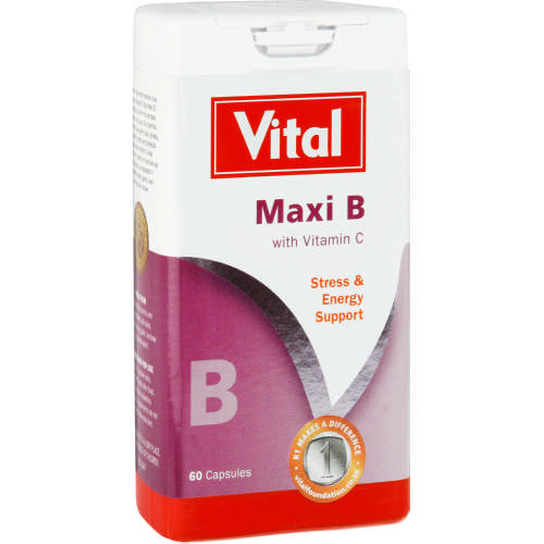Vital Maxi B With Vitamin C 60 Capsules
