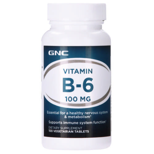 GNC Vitamin B-6 25mg 100 Tablets