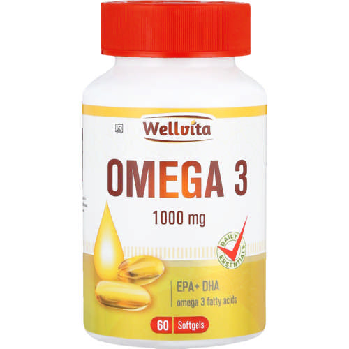 Wellvita Omega 3 1000mg 60 Softgels