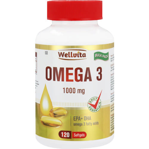 Wellvita Omega 3 1000mg 90 Softgel Caps