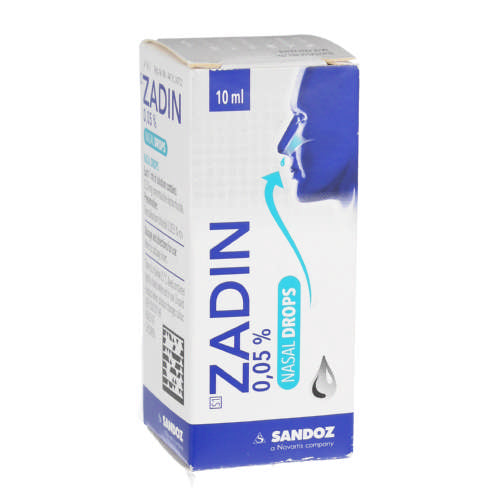 ZADIN 0,025% Nasal Drops 10ml