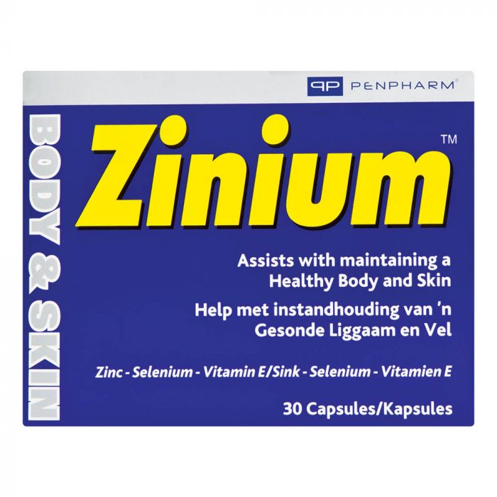 Zinium Caps 30's